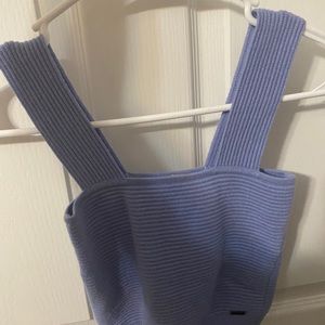 Hollister blue tank top